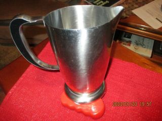 Gense Mid Century Modern Stainless Pitcher By Folke Astrom Of Sweden