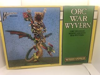 Warhammer Fantasy Age Of Sigmar Orc War Wyvern Rare Classic Oop 1992
