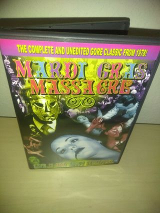 Mardi Gras Massacre 1978 Life Is All About Making Sacrifices Dvd Rare