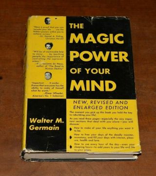 Rare 1956 The Magic Power Of Your Mind Walter M Germain Revised - 2nd Printing