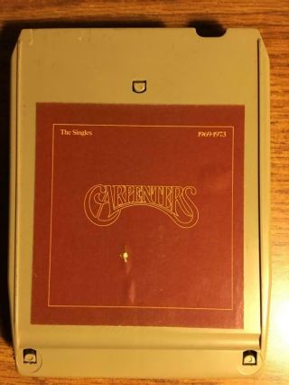 Carpenters The Singles 1969 - 1973 Rare 8 Track Tape Late Nite Bargain