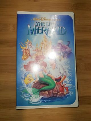 The Little Mermaid (vhs,  1990),  Rare,  Banned Gold Penis Cover Black Diamond