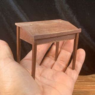 Vintage Artisan Desk/bench Dollhouse Miniature 1/12 Scale