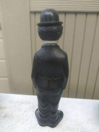 RARE Vintage Charlie Chaplin Figural Talc Shaker Bottle Soaky like 2