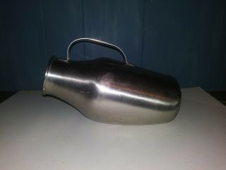 Rare Vintage Meinecke & Co.  Ny Stainless Male Urinal Steel With Handle