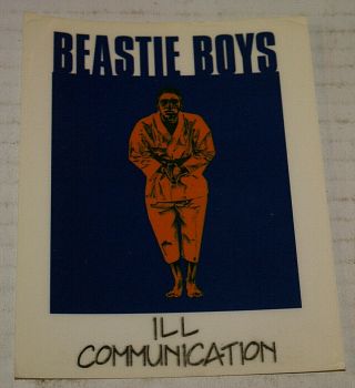 Beastie Boys Ill Communication Promotional Sticker 1994 Vintage Rare Rap