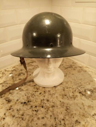 Antique U.  S.  World War 1 I Ww1 Wwi Military Doughboy Style Helmet Ocd