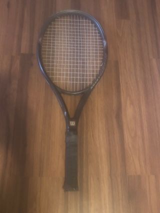 Rare 1 Wilson Hyper Hammer 2.  3 Oversize 110 In2 Tennis Racket Grip 4 1/4 Vg/ex