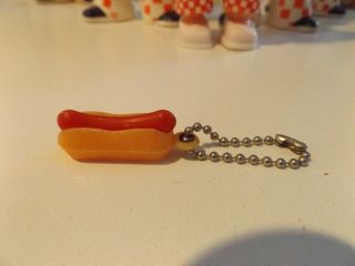 Rare Large Beacon Hot Dog Advertising Figural Gumball Prize / Charm / Keychain