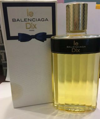 Balenciaga Le Dix Eau De Toilette X - Large 7 Oz Vintage Perfume Rare