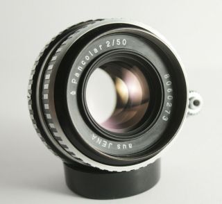 Rare Aus Jena Pancolar F/1,  8 50mm Lens Exakta Bajonet Zeiss 1,  8/50 Bokeh Prime
