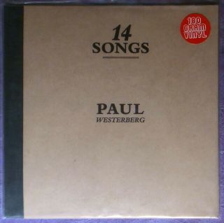 Paul Westerberg 14 Songs 180 Gram Vinyl Lp Nm/ex Rare 2014 Plain Replacements