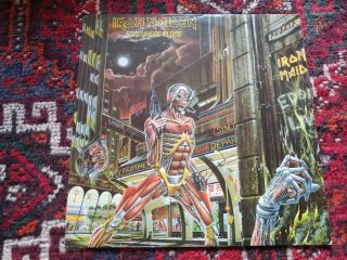 Iron Maiden.  Ultra rare Somewhere In Time.  India HMV Pressing.  Legendary 2
