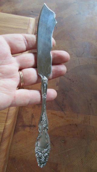 Sterling Silver Butter Knife Cloeta Pattern 7 3/4 " 40 Grams 1904