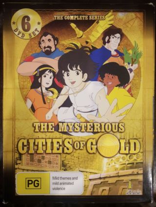The Mysterious Cities Of Gold Rare Dvd Complete Series 1980s Cartoon Box Set R4