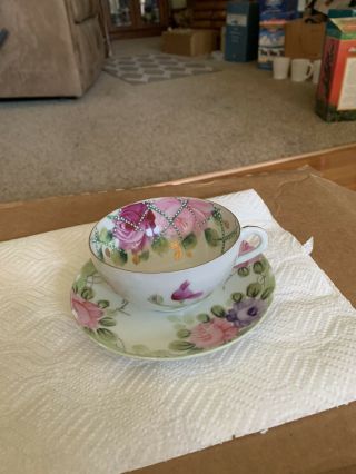 Antique Coffee Cup And Saucer