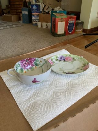 Antique Coffee Cup And Saucer 2