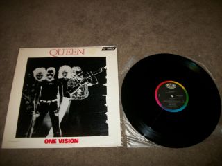 Rare Queen " One Vision " 12 " Vinyl Promo - Spro - 9537 - Nm Vinyl