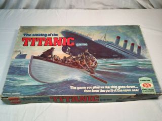 Vintage Rare Ideal Toy Sinking Of The Titanic Board Game 1976 Ages 8,  2 - 4 Plyrs