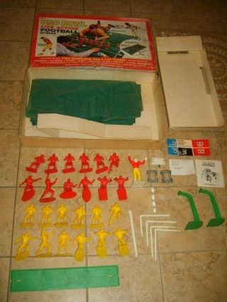 Vintage MARX Pro Bowl Live Action Football Game With Box RARE Playset 2