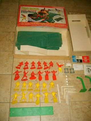 Vintage MARX Pro Bowl Live Action Football Game With Box RARE Playset 3