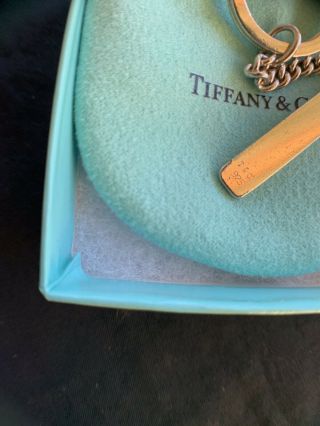 Tiffany & Co RARE Silver Enamel Nautical Key Chain Key Ring Keychain 3