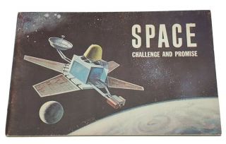Vtg Space Challenge And Promise Aerospace Aia Book School Science Education Rare