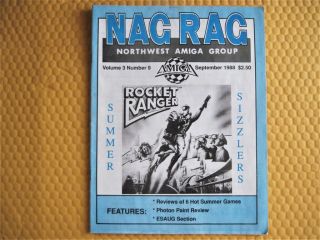 Nag Rag (northwest Amiga Group) Vol.  3 Issue 9 Commodore Amiga Rare