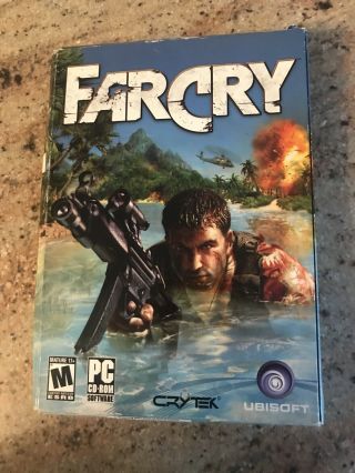 Far Cry 1 Big Box Pc Version (2004) Rare - Discs Never Played Box Is Acceptable