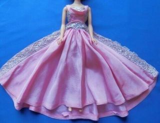Vintage Barbie 993 Sophisticated Lady Pink Silk Gown (1963)