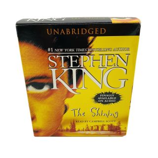 The Shining - King,  Stephen Complete Cd Audiobook Very Rare Collectible - Unabridged