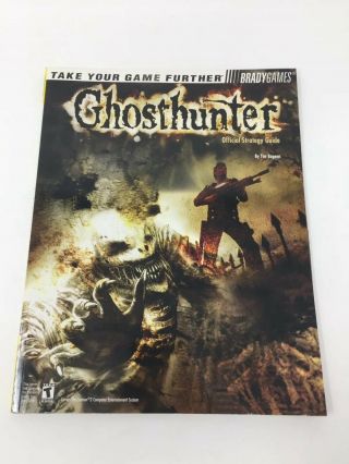 Ghosthunter Official Brady Games Strategy Guide Playstation 2 Ps2 - Rare