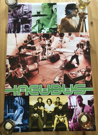 Incubus Band Shot Collage Rare Poster 22.  5 X 34.  5