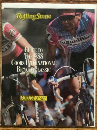 Rare Rolling Stone Guide To The 1988 Coors Classic