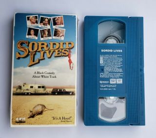 Fox Vhs Sordid Lives 2003 Rare Lgbtq Beau Bridges Olivia Newton - John Blue Tape