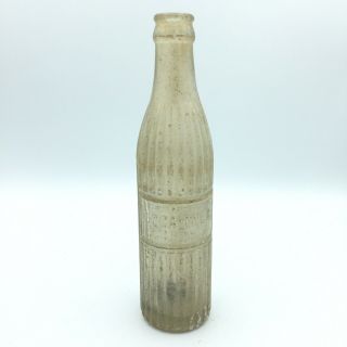 Vintage Antique Coca - Cola Glass Bottle Ribbed Straight Side,  Denver Colorado