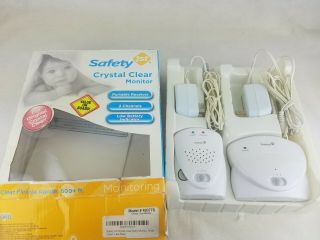Safety 1st Crystal Clear Infant Baby Nursery Monitor Rarely