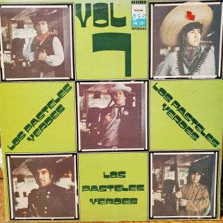 " Tejano Tex Mex  Los Pasteles Verde  Vol.  7  Rare Lp "