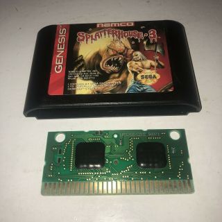 Ex Sega Genesis Game Splatterhouse 3 Authentic - Very Rare