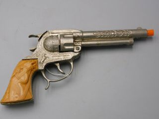 Vintage Old Rare 1951 - 58 Leslie - Henry Wild Bill Hickok Chrome Toy Cap Gun Cg16