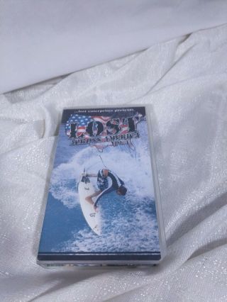 Los Across America Vhs Tape Surfing Volume 1 90s Rare Oop