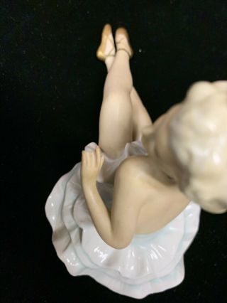 Vintage Wallendorf ? Germany Ballerina Dancer Porcelain Figurine 3