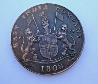 Shipwreck Treasure Coin 1808 East India Company 20 Cash Admiral Gardner Wreck Xx