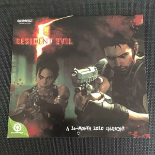 Resident Evil 5 Calendar 2010 - Chris Redfield Sheva Alomar Rare 16 Month