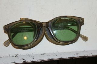 Vintage Ao American Optical Safety Eyeglasses Glasses Flexi - Fit 6m Z87 Rare