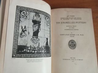 Old TIN ENAMELLED POTTERY Book MAIOLICA DELFT FAIENCE CERAMICS ANTIQUE ITALIAN, 2
