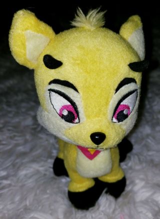 Neopets Rare Yellow Ixi Plushie Limited Too 2003 Collectible Petpets Deer Goat