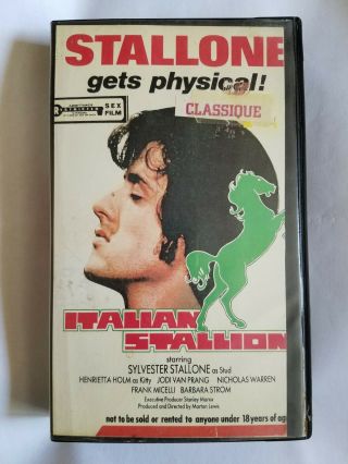 Italian Stallion Vhs Rare French Canadian French Dubbed Sleaze