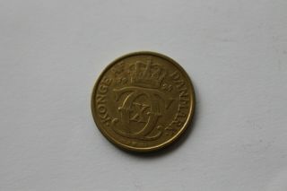 Denmark 1 Krone 1924 Rare Nr.  38 @