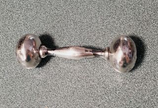 Antique / Vintage Sterling Silver Baby Rattle